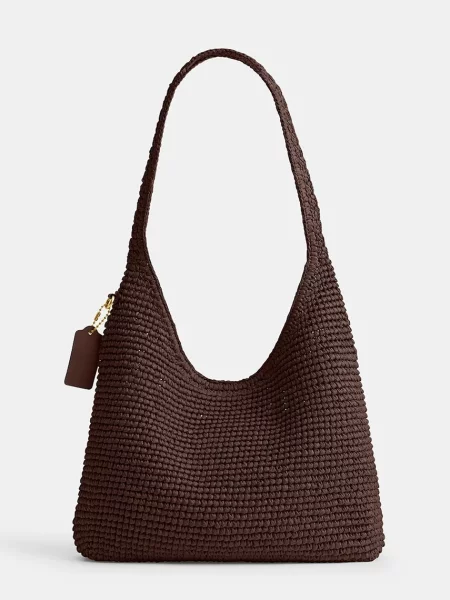 Coach geantă pentru femei din piele Brooklyn Shoudler Bag 28 maro