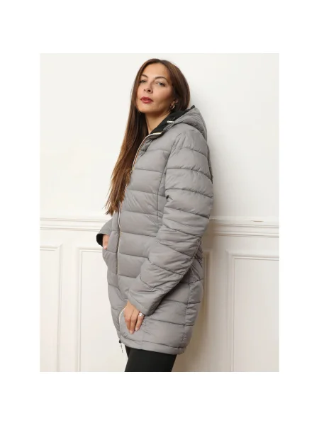 Palton La Modeuse gri
