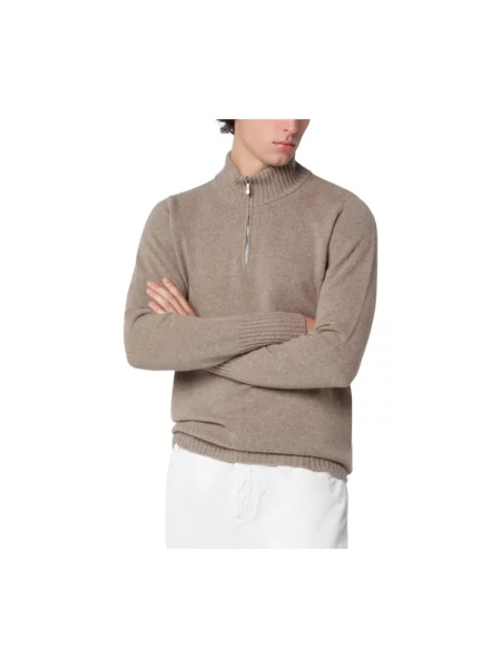 Sweter Drumohr wełniany beżowy
