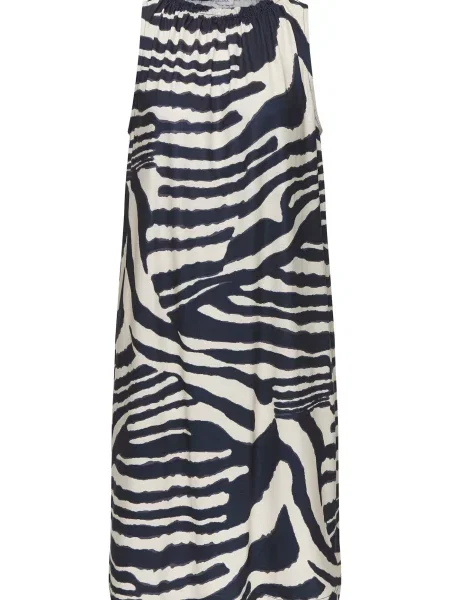 LASCANA Rochie de vară deschis / albastru marin bej