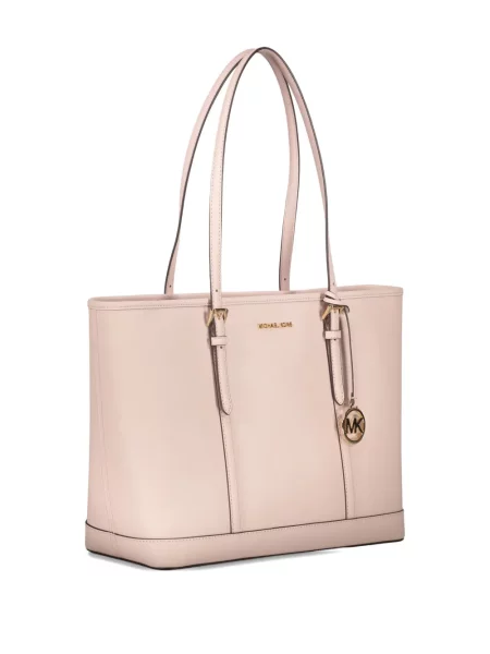 Geantă shopper Michael Kors din piele roz