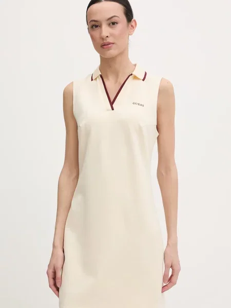 Guess sukienka JASMINE beżowa