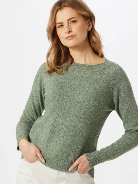 VERO MODA Pulover Doffy pastelno zelena