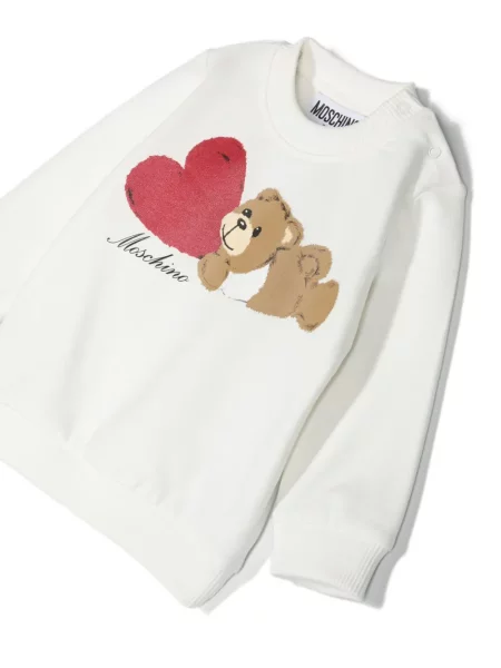 Dětska mikina Moschino bílá