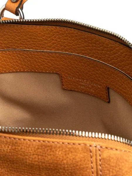 Geanta de piele Gianni Chiarini din piele maro