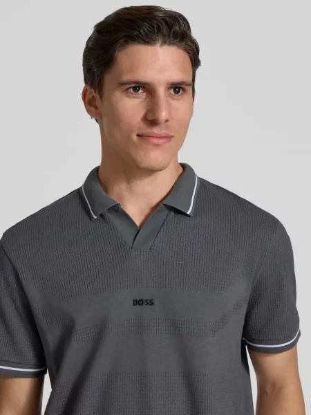Koszulka polo o kroju regular fit z wyhaftowanym logo Boss Green