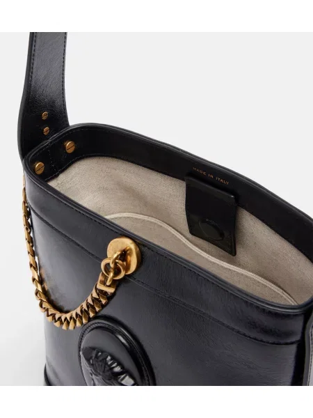 Geantă Versace din piele negru