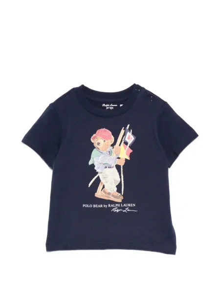 Koszulka polo dziecięca Polo Ralph Lauren niebieska