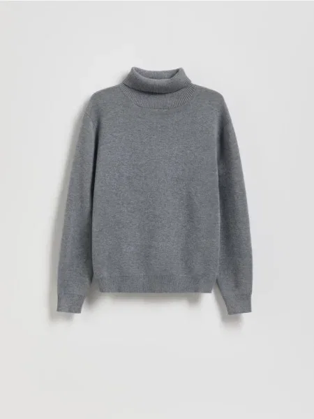 Reserved Klasyczny golf ciemnoszary