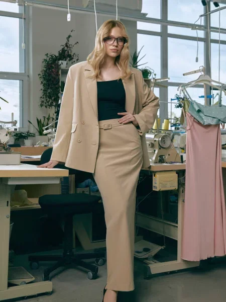 Спідниця максі Gepur бежевий