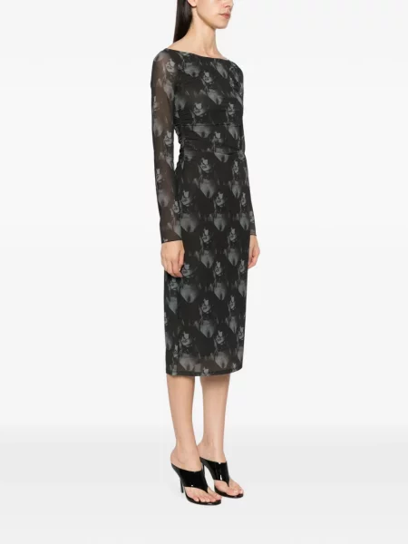 Rochie midi Patrizia Pepe cu imagine verde