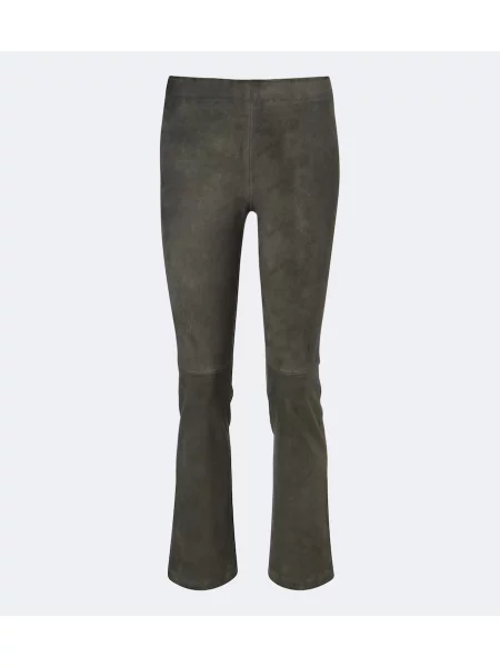 Leggings Stouls din piele verde