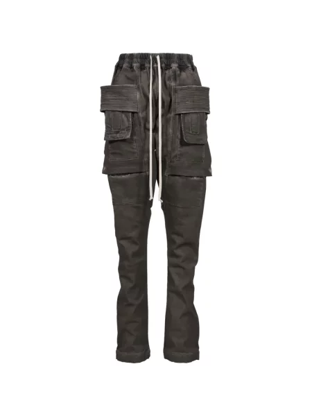 Pantaloni Rick Owens Drkshdw cu cordon maro