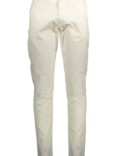 Pantaloni Gant alb