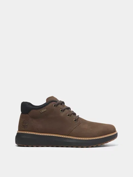 Ботинки Timberland из нубука коричневые