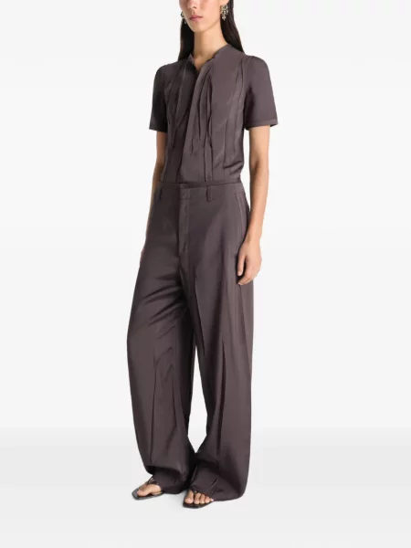 Pantaloni Lemaire maro