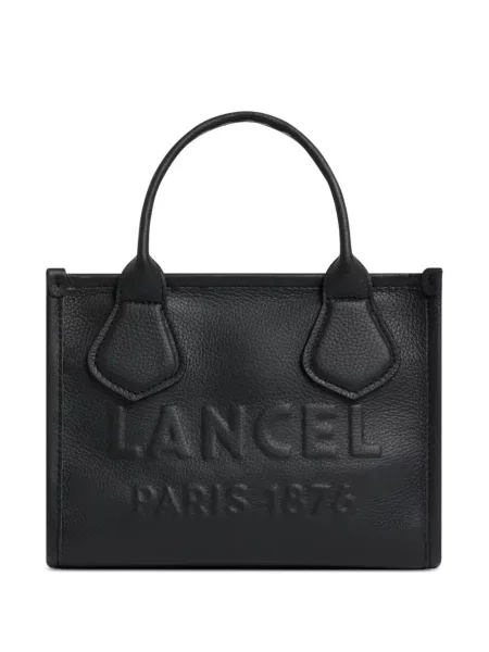 Geanta de piele Lancel din piele negru