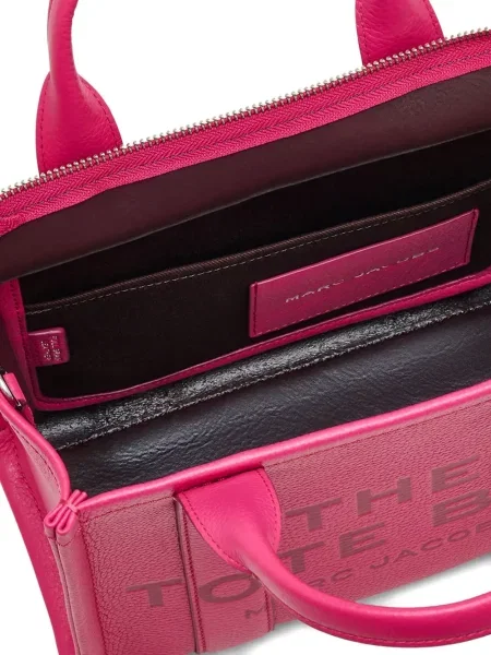Geanta de piele Marc Jacobs din piele roz