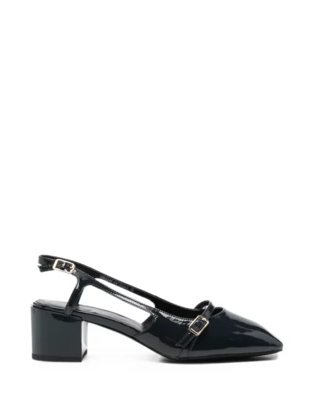 Pantofi cu toc Sergio Moretti Firenze cu cataramă slingback negru