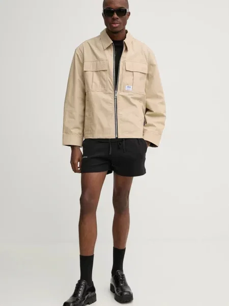 Куртка Hugo Blue перехідна oversize бежевий