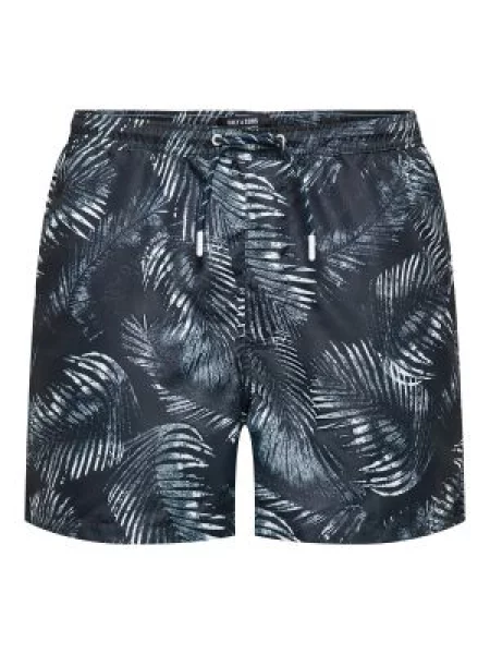 Only & Sons Kratke kopalne hlače Ted nočno modra bela