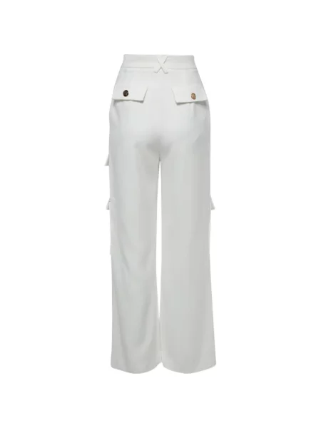 Pantaloni cargo Elisabetta Franchi alb