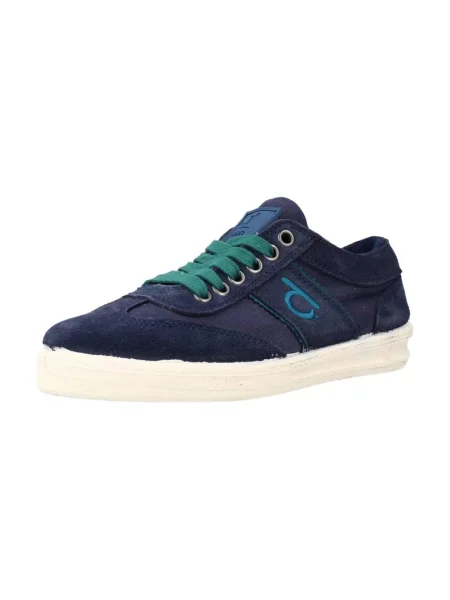 Sneakersy Duuo skórzane niebieskie