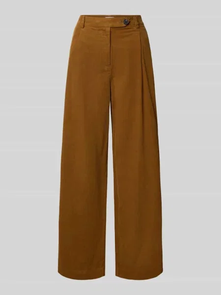 Spodnie z szerokimi nogawkami ze sztruksu z czystej bawełny Jake*s Casual
