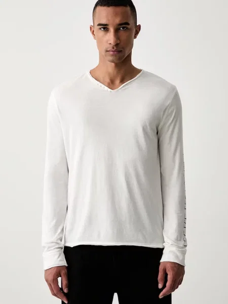 Tricou cu mânecă lungă Zadig&voltaire bej
