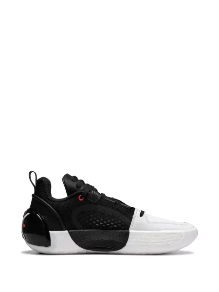 Sneakerși Li-ning cu șireturi din dantelă negru