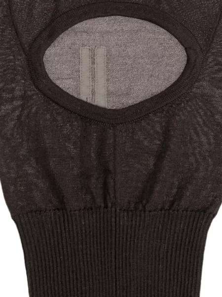 Căciulă Rick Owens din cașmir maro