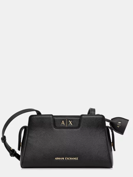 Armani Exchange geantă crossbody pentru femei negru