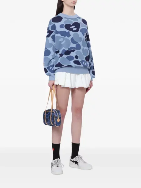 Sweter Apee™ By *a Bathing Ape® w kamuflażu niebieski