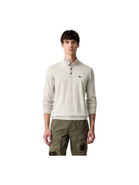 Sweter Aeronautica Militare szary