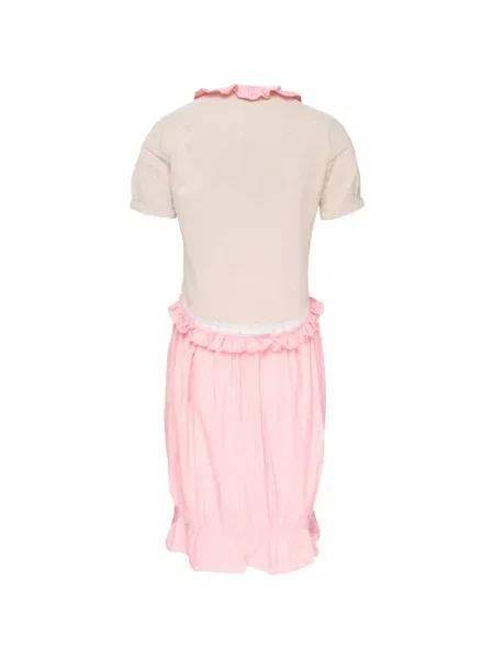 Rochie midi Ashley Williams cu volane din dantelă
