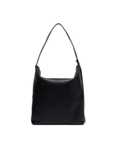 Armani Exchange mala torba hobo za žene od imitacije kože crna