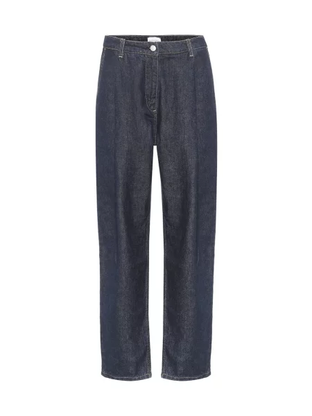 Proste jeansy Magda Butrym z wysoką talią niebieskie