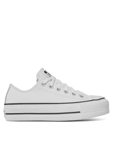 Sportbačiai Converse Chuck Taylor All Star Lift Clean Ox balta