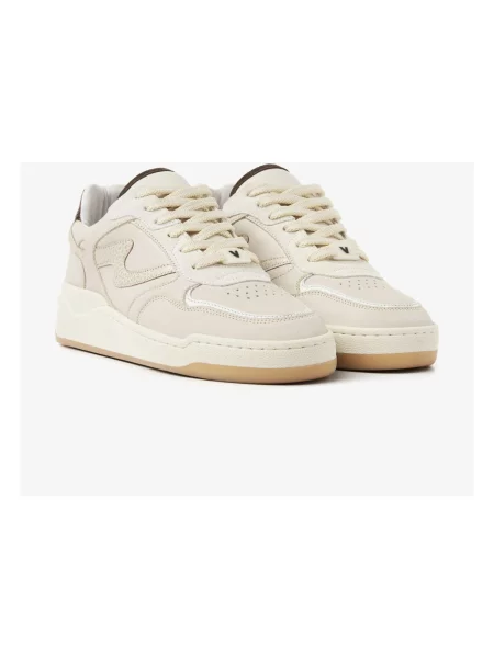 Sneakersy Via Vai skórzane beżowe