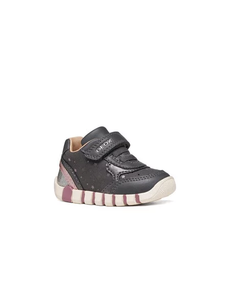 Sneakersy Geox B Iupidoo Girl Tmavě šedá