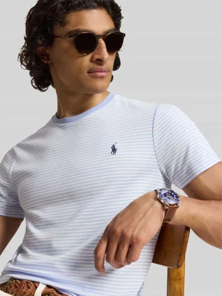 T-shirt o kroju regular fit z czystej bawełny Polo Ralph Lauren