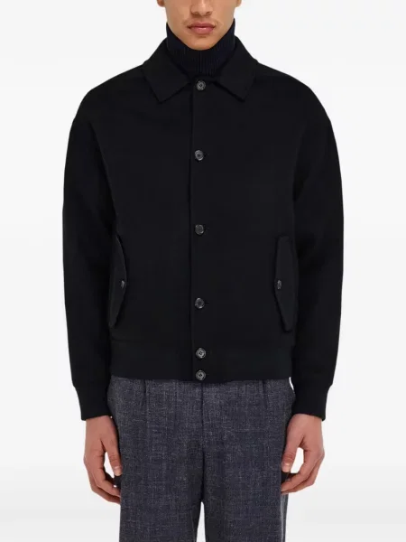 Geacă Ferragamo de lână negru