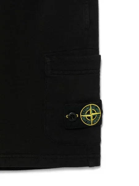 Szorty cargo dziecięce Stone Island czarne
