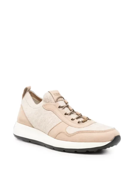 Велурени чорапи Tod's на точки червено