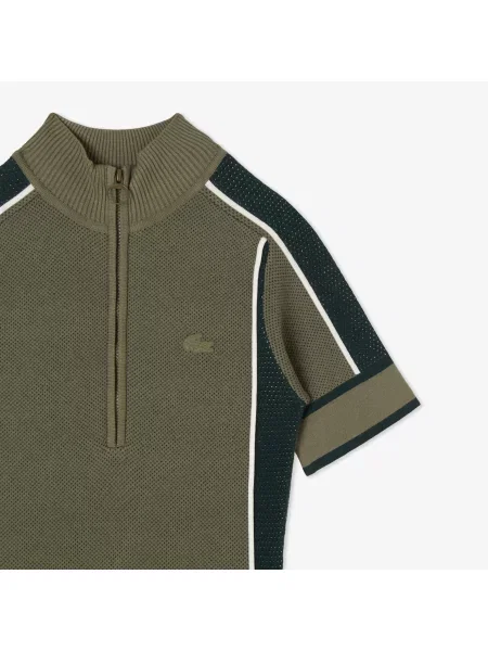 Lacoste сукня Classic Fit зелена