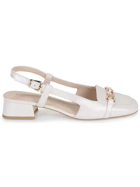 Pantofi pumps Caprice Écru bej