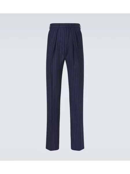 Pantaloni Tom Ford de lână albastru
