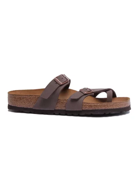 Japonki Birkenstock brązowe