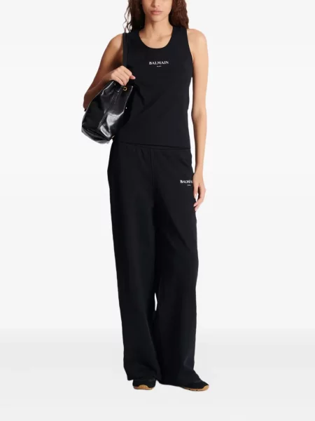 Top Balmain cu imagine negru