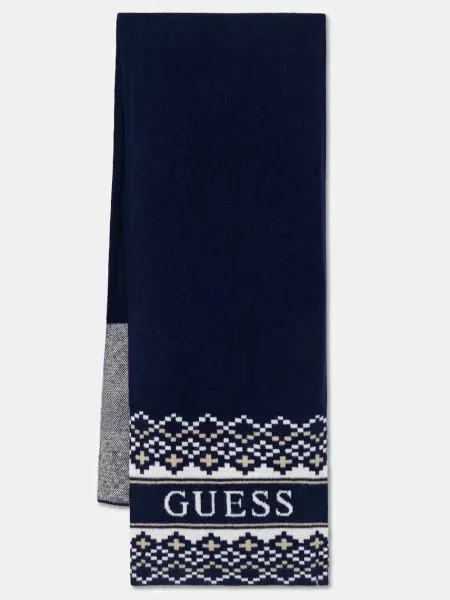 Шапка і шарф з додаванням вовни Guess синій